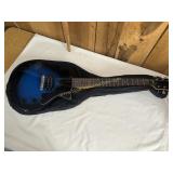 Gibson maestro electric guitar in blue burst