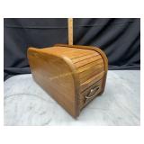 Roll top recipe box