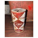 Vintage Coca-Cola diamond harlequin pull top can