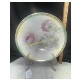 Hand painted Germany rose bowl