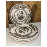 4 Scammell Indian tree dishes