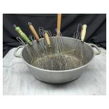 Vintage kitchen wire spoons and spatulas in cast
