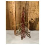 Heavy artillery glass murano style Christmas tree