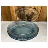 7 ice blue platters