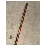 Twisted rustic walking stick