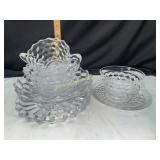 Group of Fostoria American pattern dishes