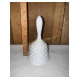 Fenton milkglass hobnail bell