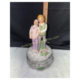 Love story rotating music box
