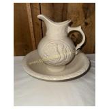 Mccoy turkey pitcher and basin