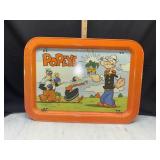 1979 Popeye metal folding lap tray
