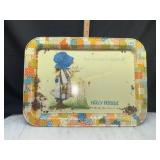 1979 Holly Hobbie metal folding lap tray