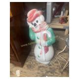 Blow mold snowman