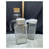 Refrigerator Juice pitchers and bottle