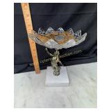 Hollywood regency style cherub stand