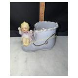Vintage Relpo ceramic baby shoe