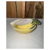 Set of lemon measuring cups