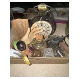 Box of vintage trinkets and items