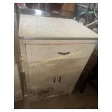 Antique metal kitchen cabinet