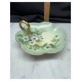 Hand painted Limoges nappy dish