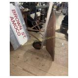 Antique wheel barrow