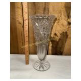 Cut crystal vase