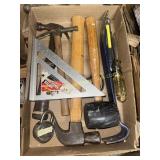 Hammers square nail puller and misc