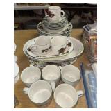 Apple dinner ware 8pl setting