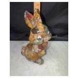 Vintage resin googly eyes vomit bunny
