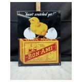 1980s reproduction porcelain sign Bon-Ami