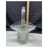 Princess house glass wedding basket.