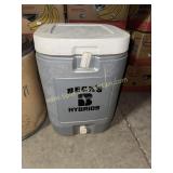Beckï¿½s Hybrid seed advertising water cooler