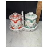 Anthropology salt and pepper shakers