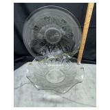 Iris and herringbone bowls smaller is damaged