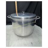 Aluminum stock pot