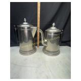 Vintage Rochester coffee and tea pots