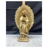 Vintage resin Virgin Mary figurine