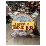Sandcarvers music box sign