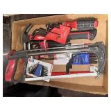 Hex keys, saw, hammer