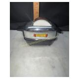 Vintage toaster and bread salt and pepper shaker