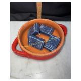4 blue star soap flakes dresser/cabinet knobs