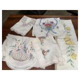 Embroidered linens