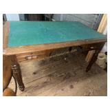 Vintage felt top desk