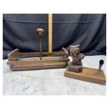 Vintage desk caddy and pen holder