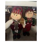 Avon Christmas carolers boy and girl set
