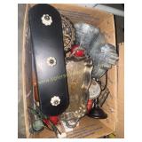 Box of misc decor