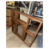 Rustic what not shelf