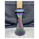 Iridescent art nouveau vase possibly loetz or