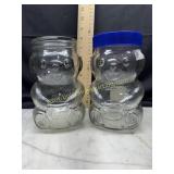 Skippy peanut butter bear jars