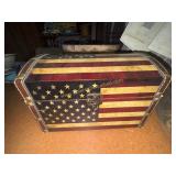 American flag small keepsake box