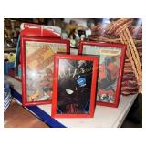 Framed spiderman comic art